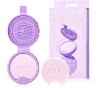 Kal-Tapis Nettoyant Pinceaux Maquillage En Silicone Avec 2 Savons Solides, Outil De Nettoyage Portable Pour Nettoyer Les Éponges Et Pinceaux De Maquillage, A013