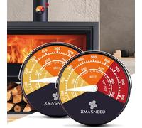 KAL-Thermomètre De Four Magnétique Pour Bûches, Barbecue, Cheminée, Thermomètre De Four, Accessoire De Poêle À Bois