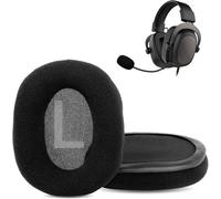 KAL-Tissu Doux Coussinets De Remplacement Compatible Avec Havit H2002D H2002D Headphone Coussinets D'Oreille (Tissu Doux/Mousse Haute Densité)