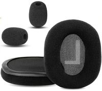 KAL-Tissu Doux Elite Pro2 Coussinets Remplacement Des Compatible Avec Turtle Beach Elite Pro 7.1Dts/Elite Pro2/Elite Atlas Pro/Atlas Aero Gaming Casques Coussinets D'Oreille