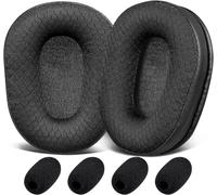 KAL-Tissu En Maille Mousse Coussin Coussinets Pour Bluetooth Blueparrott B450/S450 (450Xt 450 Xt) Avec Suppression Du Bruit, Coussinets D`Oreille Avec Mousse D`Isolation Du Bruit