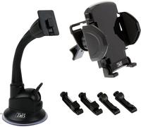 Kal-Tnb - Pack Support Ventouse Et Chargeur Allume-Cigares 3 En 1 Universel -