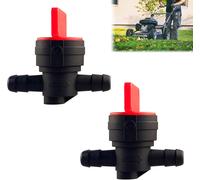 Kal-Tondeuse À Gazon Robinets De Carburant, Robinet D'essence Universel En Plastique, Vanne D'arrêt De Carburant En Ligne, De 8 Mm Pour Moto, Quad, Scooter, Scooter, Tondeuse À Gazon, Etc. 2pcs