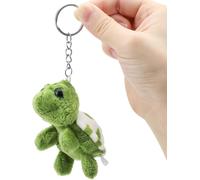 KAL-Tortue Cadeaux, Porte-Clés Peluche, Porte-Clés Tortue Pendentif Tortue,8Cm Tortue Doudou Tortue Porte-Clés, Porte-Clés De Poche (Vert)