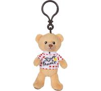 KAL-Toys \U2013 Porte-Clés Ours « Maillot Grimpeur À Pois » 10 Cm \U2013 Peluche Officielle Du Tour De France. À Collectionner Ou Offrir. Adoptez-La Vite Pour Compléter La Gamme !