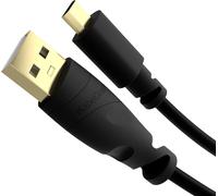 KAL-\U2013 1M Câble Micro Usb (Usb 2.0, Câble De Charge Et Synchro, Noir)