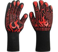 KAL-Une Paire/2 Pièces Gants Pour Barbecue, Gants De Four Résistants À La Chaleur Extrême 1472¿, Gants De Barbecue Anti-Brûlure Résistant Hautes Températures Ignifuges Pour Griller, Barbecue, Cuisson