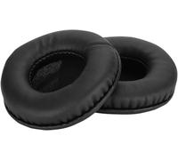 KAL-Une Paire De Coussinets D'Oreille De Remplacement, Coussin Universel De Coussinets D'Oreille De Remplacement En Coton Noir Pour Casque 75 Mm