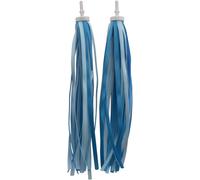 Kal-Une Paire De Guidons De Vélo Pour Enfants, Serpentins De Vélo Pour Enfants, Bandes Colorées, Poignées À Glands, Rubans Pour Décoration De Vélo, Streamer, Ruban Pour Décoration, Bleu Foncé