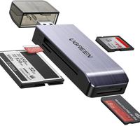 KAL-Usb 3.0 Lecteur De Carte Sd Micro Sd Tf Ms Cf Otg Adaptateur De Carte Mémoire Sd Micro Sd Usb Card Reader En Aluminium Compatible Avec Pc Ps5 Ps4 Xbox Series S One Windows Vista Xp Mac Os Linux