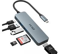 KAL-Usb C Hub Hdmi, Adaptateur 6 En 1 Avec 4K Hdmi, 100W Pd, 2 X Usb 3.0, Sd/Tf Card Reader Pour Macbook Air, Pro, Ipad Pro, Dell, Lenovo, Samsung