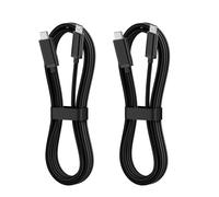 KAL-Usb C To Micro Usb Câble 1M, Nylon Tressé Short Type C To Micro Usb Cordon Compatible Avec Samsung Galaxy S7 S6, J7, J3, Lg, Htc, Ps4, Kindle, Xbox Controller, Casque D'Écoute, Android Phone(Noir