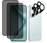 Kal-Verre Trempé Anti-Espion Pour Huawei Pura 70, ¿2+2 Pièces¿ Privacy Protection Écran + Caméra Arrière Protecteur, 9h Anti-Rayures Anti-Spy Privacy Protecteur Écran Pour Huawei Pura 70 5g