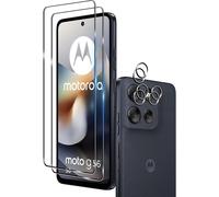 Kal-Verre Trempé Pour Motorola Moto G56 5g, 2 Pièces Protecteur D'écran Et 2 Pièces Caméra Arrière Protecteur, 9h Dureté Hd Sans Bulles Anti-Rayures Vitre Trempé Protecteurs