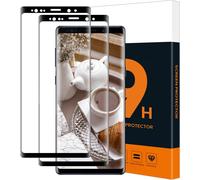 Kal-Verre Trempé Pour Samsung Galaxy Note 9, 2 Pièces 3d Couverture Complète Protection Écran, À L'épreuve Des Bulles, Haute Définition, Ultra Hd Claire Samsung Galaxy Note 9 Vitre Protection