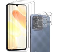 Kal-Verre Trempé Pour Vivo X80 Lite 5g, X80 Lite 5g Protection D'écran 3 Pièces Et X80 Lite 5g Verre Trempé D'objectif Protecteur 2 Pièces. 9h Dureté, Hd Film Verre