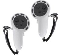 Kal-Vr Touch \U2013 Housse De Protection Pour Manette Meta/Oculus Quest 3, Accessoires En Silicone Antidérapant Avec Sangle De Phalange Réglable, Convient Aux Petites Et Moyennes Mains (Blanc)