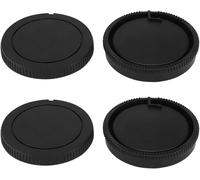 KAL-Wh1916 Lot De 2 + 2 Coques De Protection Et Bouchon D'Objectif Arrière Pour Alpha A-Mount/Minolta Af Pour Sony A99 A99Ii A77 A77Ii A55 A57 A58 A33 A35 A37 A900 A850 A700