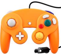 Kal-Wired Choc Classique Controller Gamepad Joystick Joypad Compatible Pour Nintendo Gamecube Ngc Wii Console Jeux Vidéo Couleur Orange