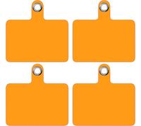 Kal-X Patchs De Remplacement Universel Por Tour De Cou Telephone Portable [Fluor Orange] Accessoire De Bandouliere Cordon Holder Porte Pochette Laniere Collier Corde Attache Chaine