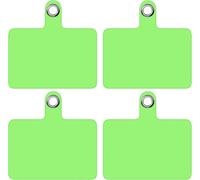 Kal-X Patchs De Remplacement Universel Por Tour De Cou Telephone Portable [Fluor Vert] Accessoire De Bandouliere Cordon Holder Porte Pochette Laniere Collier Corde Attache Chaine