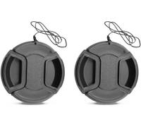 KAL-Z50 Lot De 2 Bouchons D'Objectif (46 Mm) Compatibles Avec Nikon Z50 Avec Nikkor Z Dx 16-50 Mm, Compatible Avec Lumix G Vario 14-42 Mm Pz 45-175 Mm