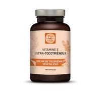 Kala Health Ultra Tocotriénol 200 mg Vitamine E Végétalienne - Les 4 tocotriénols - Alpha Tocotriénol + Bêta Tocotriénol + Gamma Tocotriénol + Delta Tocotriénol - Pas de Tocophérols