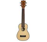 KALA kA kA sSLNG solid top spruce long neck, concert ukulélé bag-brillant