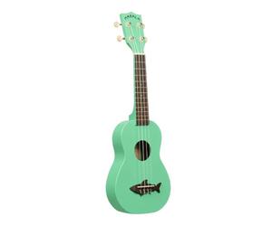 Kala Makala Shark Ukulélé soprano Vert