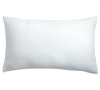 Kala Taie d'oreiller coloris uni Blanc 50 x 75 cm