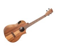Kala Teak Tri-Top Baritone Cutaway électro-acoustique Ukulélé