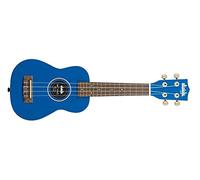 KALA Ukadelic UK-BLUEINK Ukulélé soprano à encre bleue avec étui fourre-tout