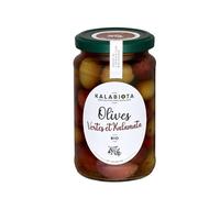 KALABIOTA-Olives Vertes et Kalamata pot 320g