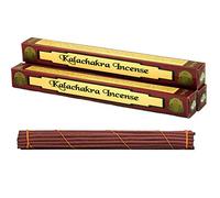 Kalachakra Lot de 3 paquets de 40 bâtonnets d'encens tibétain Longueur 25,4 cm