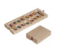 Kalaha - Mini - Schima-Holz - Jeu de Voyage