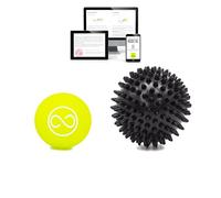 KALAHARI Balles de Massage, Boules à Picots et Lacrosse plus Ebook d’exercices en Français - pour Automassage myofascial, Fasciite plantaire, Dos, Trigger Point, Mobilité - réflexologie pieds mains