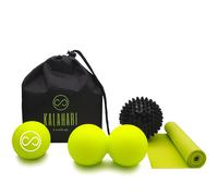KALAHARI SET Balle de massage - Duoball, balle hérisson, balle de fascia plus bande de fitness pour l'automassage et l'entraînement des fascias. Poches pratiques et exercices eBook