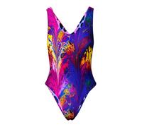 Kalaia Maillot de bain 'Racer Back Reversible Swimsuit' violet, Taille XS