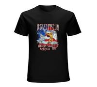 KALAIBU LED Zeppelin T Shirt Stars N Stripes USA 77 Band Logo Mens Size M