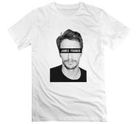 KALAIBU Men Cotton James Franco T Shirt Size L