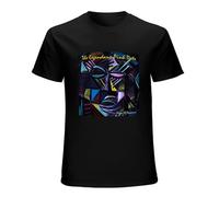 KALAIBU Pages of Aquarius The Legendary Pink Dots Men Crew Neck Designer T Shirts Size L
