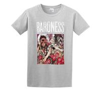 KALAIBU Red Album Baroness Mens Cotton Tshirt Size S