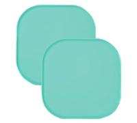 Kalamakala Tapis de Nourriture Imperméable en Silicone pour Chiens et Chats, Antidérapant, Facile à Nettoyer, Compatible Alimentaire, Disponible en Plusieurs Couleurs (Vert Menthe, 26cm x 26cm)