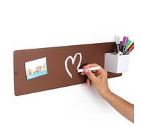 KalaMitica, Tableau Magnétique Mural en Acier, Dimensions 14x50x0,12 cm, Couleur Effet Corten