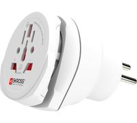 KALANKA-- 1.500231-E Monde vers UK Adaptateur de Voyage Combo EU vers UK et Monde vers EU - Tension et Puissance 100V ¿ 750W / 250V ¿ 1750W. Max Load 7A. Protection Contre Les Chocs électriques