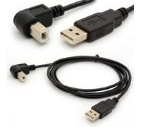 KALANKA-1.5M Adaptateur USB Adaptateur Câbles 90 ° USB 2.0 Un mâle vers Le Haut Angle Angle Convertisseur Convertisseur 480Mbps Haute Vitesse sans Fil Adaptateur Filaire Scanner Extension Cord