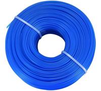 KALANKA-1,6mm x 100m Fil de Débroussailleuse, Bobine Fil Nylon pour Coupe Bordure, Ligne de Coupe-herbe Nylon Round Rope pour Tondeuse à Gazon électrique Débroussailleuse