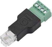 KALANKA-1 connecteur de borne à vis RJ11 6P4C mâle à 4 Broches, câblage Standard EIA/Tia 568B