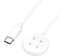 KALANKA-1 m Chargeur Compatible pour Google Pixel Watch 3 et Pixel Watch 2, Station de Charge magnétique avec câble USB-C,pour Fitbit Ace LTE, Versa, Sense, Blanc, Charge Rapide et Protection Intelli