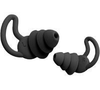 Kalanka-1 Paire De Bouchons D'oreilles Spirale Sommeil Silicone Protection Auditive Réutilisable Avec Réduction Du Bruit 37 Db Bouchons D'oreilles Souples Pour Le Travail Dormir Et Concert, Noir